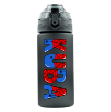 Športová tritanová fľaša s menom – Spider edícia (500 ml)