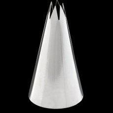 Dekoracyjna końcówka z sześcioma zębami