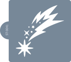 Szablon cukierniczy (Stencil) Komiksowa gwiazda