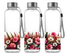 Športová Tritanová fľaša - Kvetinový pás (500 ml)