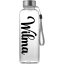 Elegantná tritanová fľaša s menom a nerezovým viečkom (500 ml)