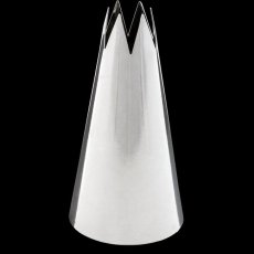 Dekoracyjna końcówka z sześcioma zębami