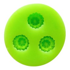 Forma silikonowa – Trzy kwiatuszki