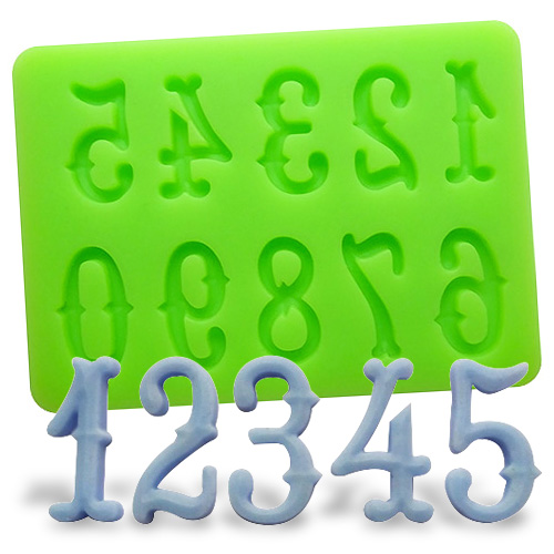 Forma silikonowa – Cyfry