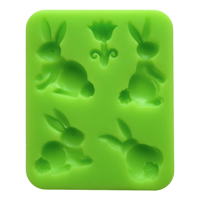Forma silikonowa cztery króliczki