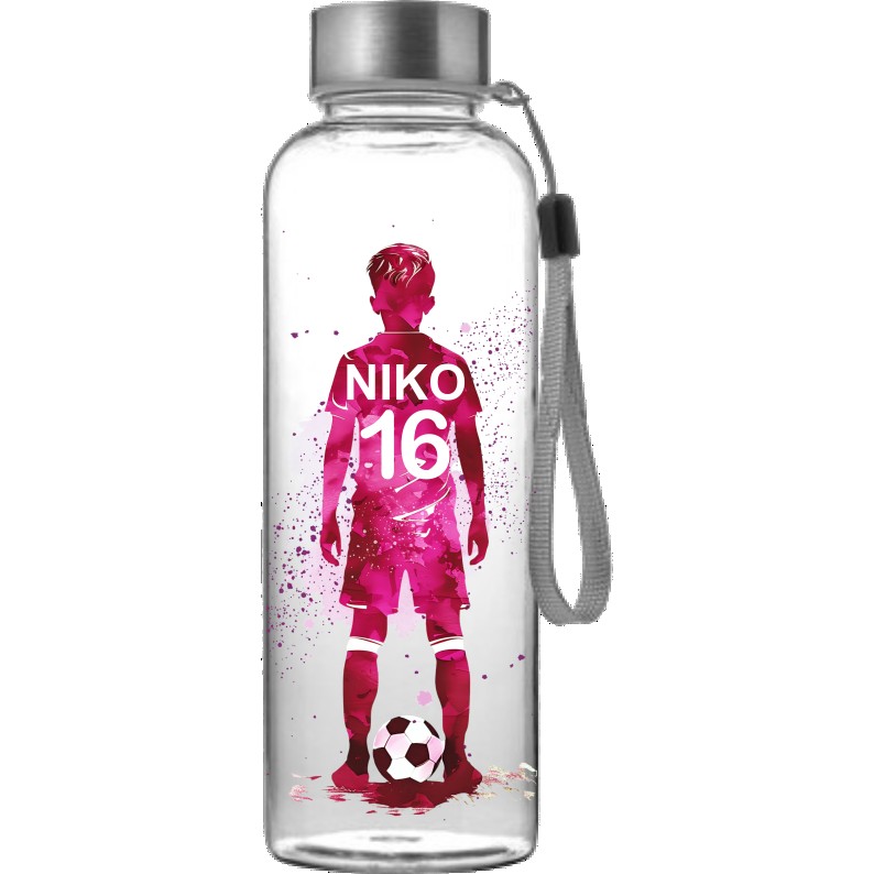 Personalizovaná tritanová láhev Fotbalista 500ml – se jménem na přání