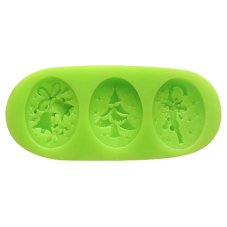 Silikónová formička vianočné motívy