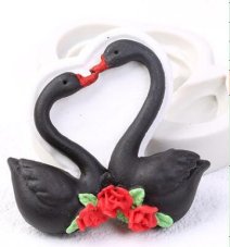 Forma silikonowa dwa łabędzie